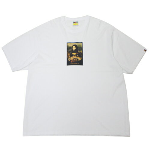 Rakuten - 【中古】 ABATHINGAPE アベイシングエイプ MONA LISA ART PRINT RELAXED FIT TEE モナリザ Tシャツ XL ホワイト