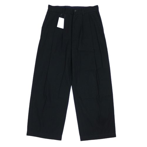 Rakuten - 【中古】 stein シュタイン 20SS WIDE STRAIGHT TROUSERS パンツ S ブラック