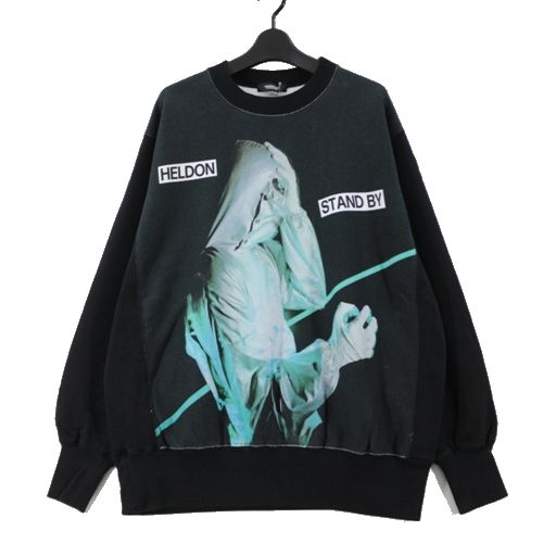 Rakuten - 【中古】 UNDERCOVER アンダーカバー 25AW 脇リブ SWEAT STAND BY HELDON スウェット 3 ブラック