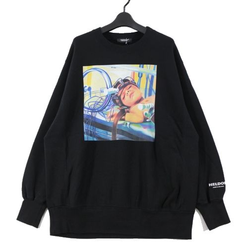 Rakuten - 【中古】 UNDERCOVER アンダーカバー 25AW 脇リブ SWEAT Agneta Nilsson HELDON スウェット 3 ブラック