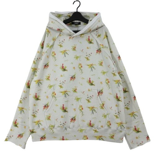 Rakuten - 【中古】 UNDERCOVER アンダーカバー 25AW コットン・ポリエステルスウェット総柄フーディー FAUST パーカー 5 クリームベース
