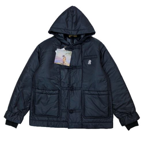 Rakuten - 【中古】 the Shepherd UNDERCOVER ザ シェパードアンダーカバー 24AW チャイナボタン フード 中綿ジャケット 2 ダークネイビー