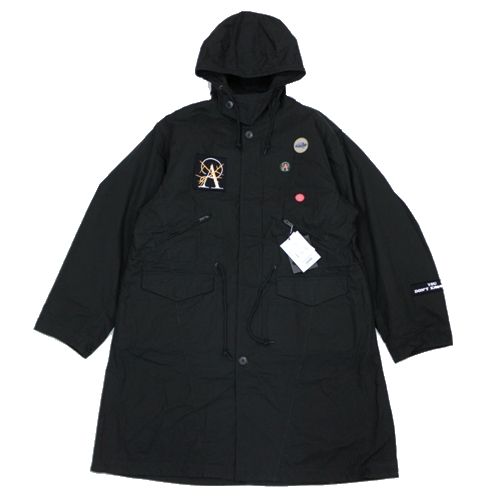 Rakuten - 【中古】 UNDERCOVER アンダーカバー 25AW Coウェザーバッジ刺繍STブロードライナーモッズCT コート 4 ブラック