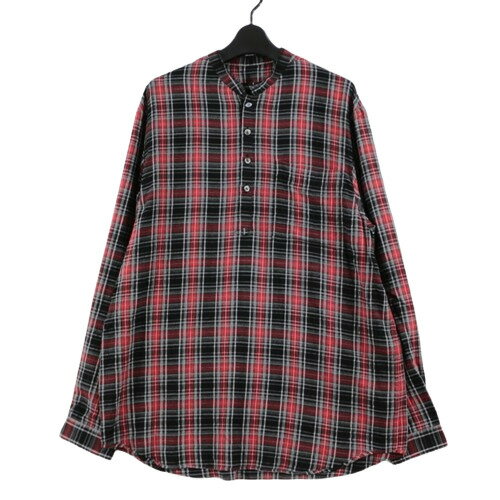 Rakuten - 【中古】 UNDERCOVER アンダーカバー　25AW プルオーバーチェックシャツ 3 レッド
