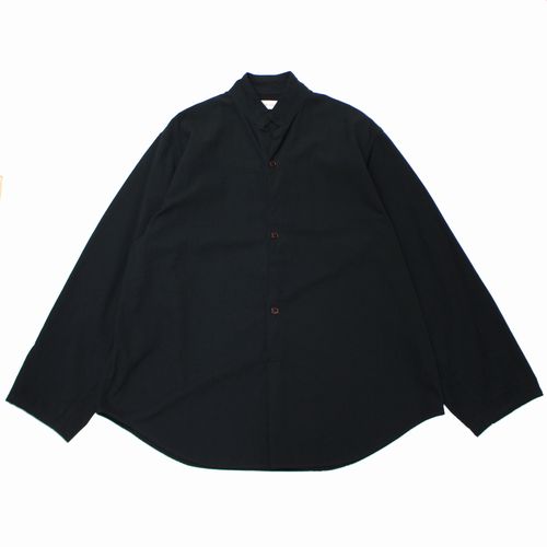 Rakuten - 【中古】 barbell object バーベルオブジェクト 26SS twill po プルオーバーシャツ 1 ブラック