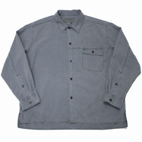 ANACHRONORM アナクロノーム 26SS POLYESTER LIGHTWEIGHT SHIRTS GRAY BLUE ポリエステル ライトウェイト シャツ 03 グレー