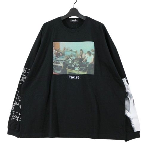 Rakuten - 【中古】 UNDERCOVER アンダーカバー 25AW WIDE LS TEE Print_Studio Tシャツ FAUST 2 ブラック