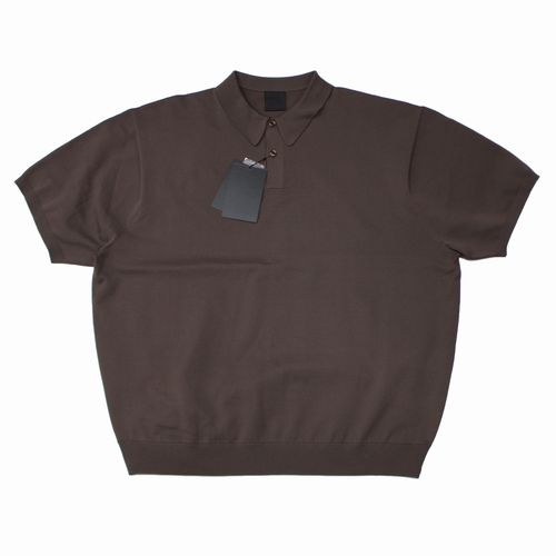 Rakuten - 【中古】 DAIWAPIER39 ダイワピアサーティーナイン 26SS TECH KNIT POLO S/S テック ニット 半袖 ポロシャツ L ブラウングレー