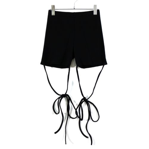 Rakuten - 【中古】 FICTION TOKYO フィクショントーキョー Ribbon Short Pants リボンショートパンツ F ブラック