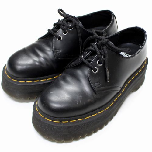 Rakuten - 【中古】 Dr.Martens ドクターマーチン 1461 QUAD 3 ホール シューズ UK3 ブラック