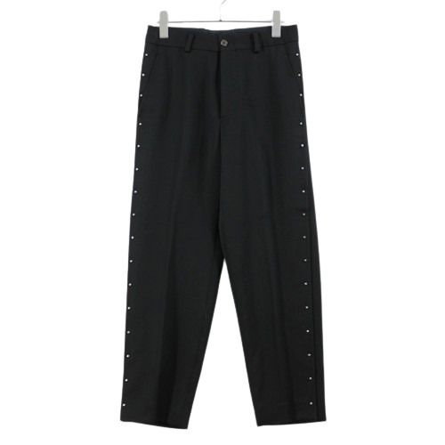 Rakuten - 【中古】 noir Kei ninomiya ノワール ケイ ニノミヤ 21AW サイドスタッズ パンツ XS ブラック