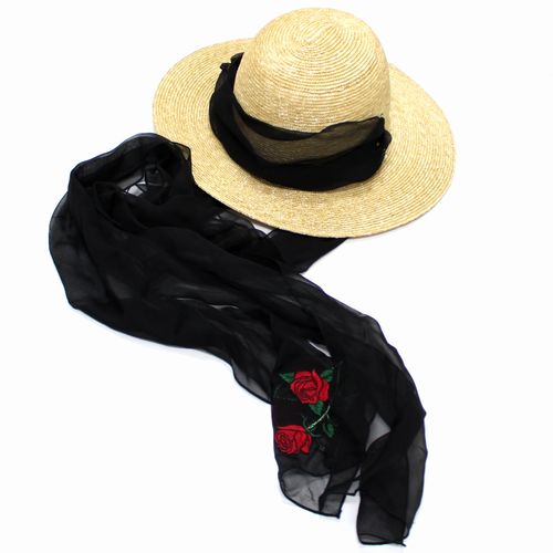 Rakuten - 【中古】 UNDERCOVER × KIJIMA TAKAYUKI アンダーカバー キジマタカユキ 25SS シルクストール付 ストロー ボーラー ハット 2 ナチュラル