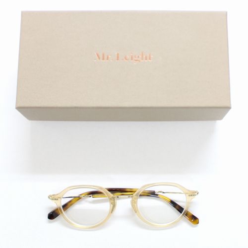 Rakuten - 【中古】 Mr.Leight ミスターライト SUMNER C Summit-White Gold メガネ フレーム ベージュ系