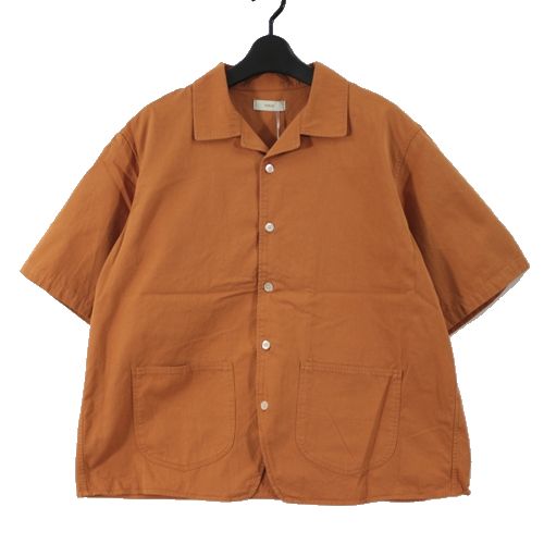 Rakuten - 【中古】 STEAF. スティーフ 26SS RADIANCE WORK SHIRT ラディアンス ワーク 半袖 シャツ M オレンジ系