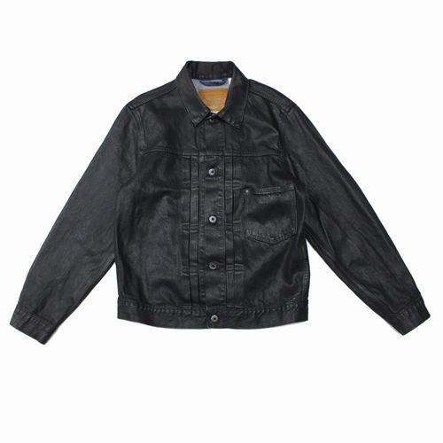 Rakuten - 【中古】 LEVI'S × BIOTOP Exclusive 26SS TYPE 1 TRUCKER BLACK COATING デニム ジャケット S ブラック