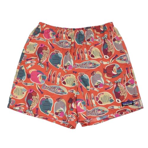  Patagonia パタゴニア M's Baggies Shorts 5 in Wrasse Pollinator Orange メンズ・バギーズ・ショーツ 5インチ S オレンジ
