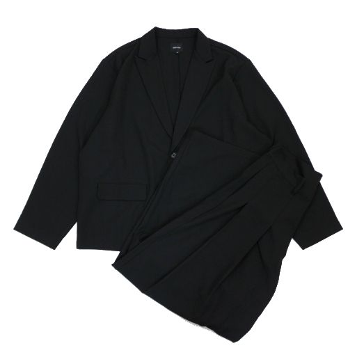【中古】 ROCHEM ローシェン 26SS セットアップ シングルブレストテーラードジャケット ディープタックワイドバギースラックス M