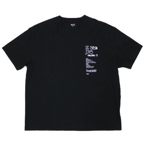 【中古】 WAVE × JOCKSTRAP 22AW I Love You Jennifer B TEE Tシャツ S ブラック