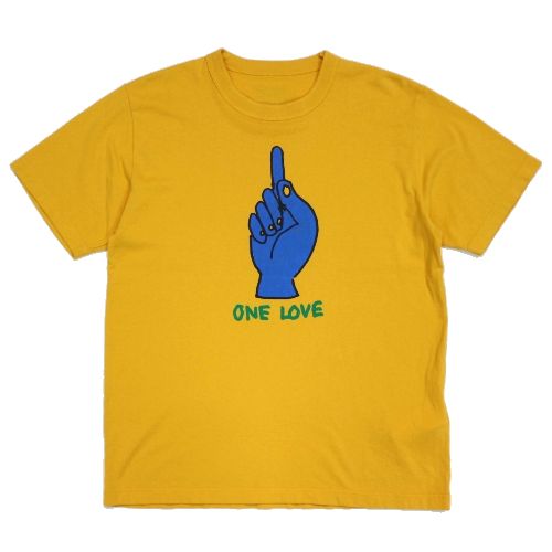 【中古】 Sacai サカイ 24AW Gonz ONE LOVE T-Shirt Tシャツ 2 イエロー