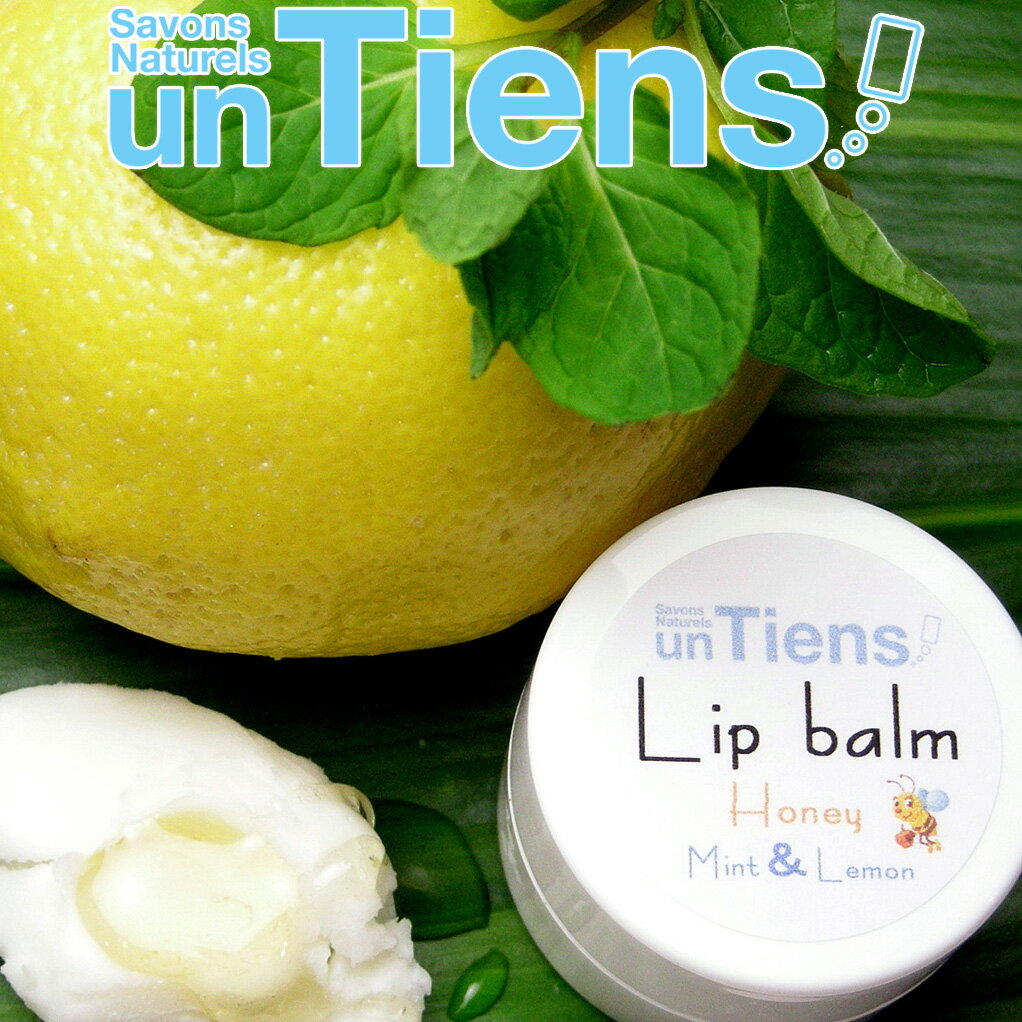 新たにシアバターとはちみつを配合して、よりシットリに生まれ変わったアンティアン無添加手作りリップクリーム「アンティアン リップバーム」10g　冬季限定商品！【美肌唇 蜜蝋 みつろう 無添加 リップクリーム】