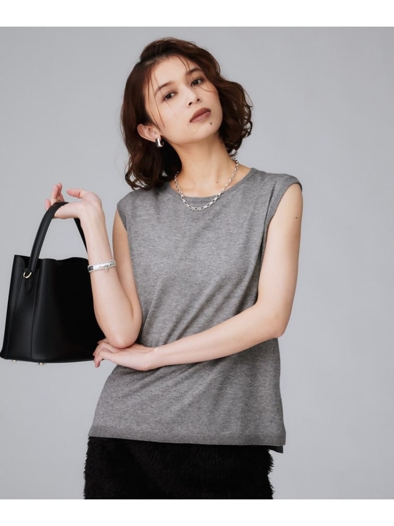 【SALE／40%OFF】【アンサンブル可/洗える】シアーノースリーブ プルオーバー UNTI...