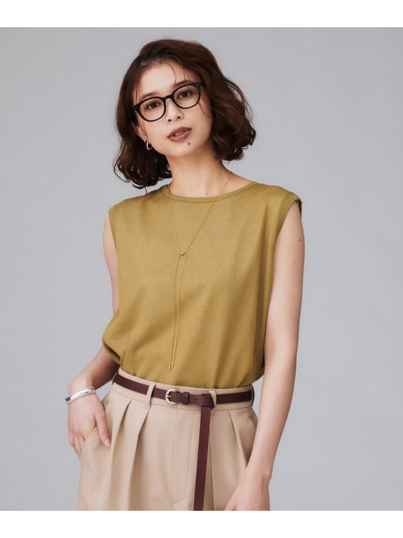 【SALE／40%OFF】【アンサンブル可/洗える】シアーノースリーブ プルオーバー UNTI...