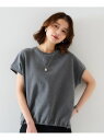 【SALE/50%OFF】【手洗い可】ヴィンテージライク スウェットトップス UNTITLED アンタイトル トップス スウェット・トレーナー ベージュ グレー...
