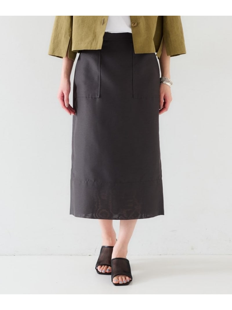 【SALE／40%OFF】【セットアップ可能】オーガンジー ペンシルスカート UNTITLED アン
