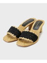 【SALE/30%OFF】【PALOMA BARCELO】ULIANA ジュートサンダル UNTITLED アンタイトル シューズ・靴 サンダル ブラック【RB...