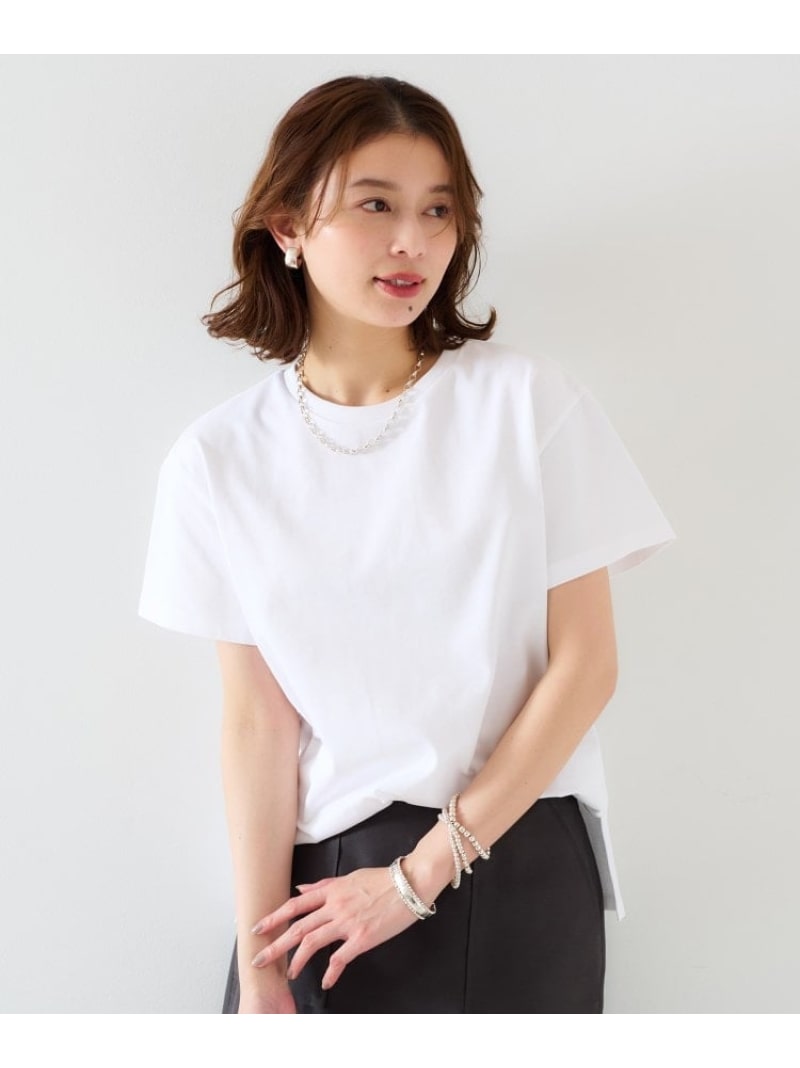 【SALE／33%OFF】【ベーシック/インナーにも/手洗い可】クルーネックプルオーバー UNTITLED アンタイトル トップス カットソー・Tシャツ ホワイト ブラウン ブラック【RBA_E】【送料無料】[Rakuten Fashion]のサムネイル