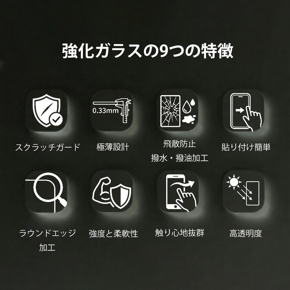 2枚入り|高品質ガラスフィルム iPhone ...の紹介画像3