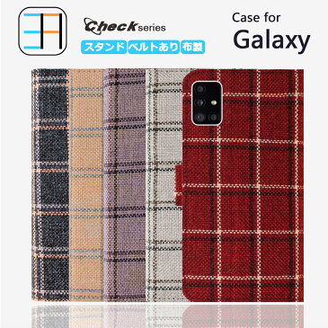 Galaxy A30 ケース 手帳型 カバー チェック ツイード風 耐衝撃 ベルトあり galaxya30ケース galaxy a30 scv43 ケース galaxya30 カバー ギャラクシーa30 ケース galaxy a30 scv43 スマホケース SCV43ケース SCV43カバー スマートフォン スマホカバー 携帯ケース 5色