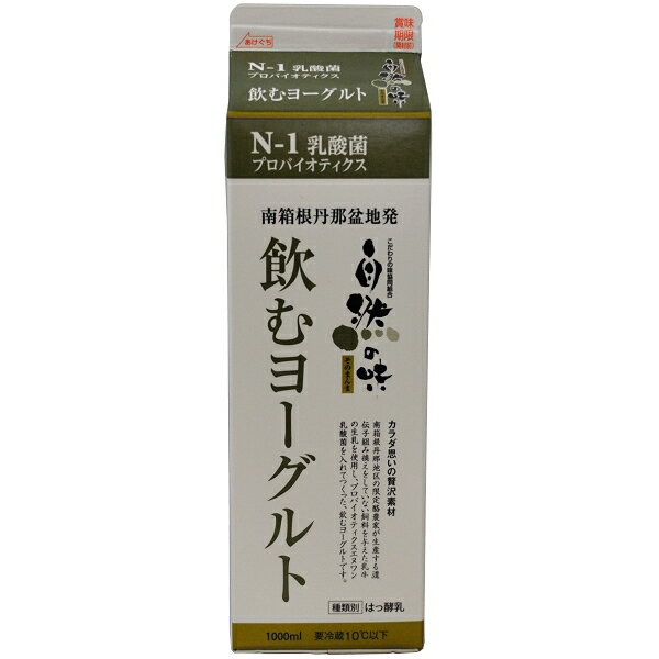 JANコード：4531408810039 丹那地区限定酪農家の生乳を主原料に、自工場製造の脱脂乳・全粉乳などを使用しております。 香料・乳化剤等の添加物は一切使わずに造られた、程良い酸味とすっきりとした飲み口が特徴のヨーグルトです。 商品詳細 内容量 1000ml 原材料 乳、砂糖、乳製品 賞味期限 冷蔵16日 保存方法 要冷蔵(5℃以下) メーカー 丹那牛乳(静岡県田方郡函南町)お届け方法・ご注意事項 配送形態 冷蔵便 同梱 産地直送品・冷凍便以外すべて同梱可能。 日時指定 ご注文日の7日後からお届け日を指定できます。時間帯指定可能。 お届け時期 ご注文日より1週間前後でお届け致します。