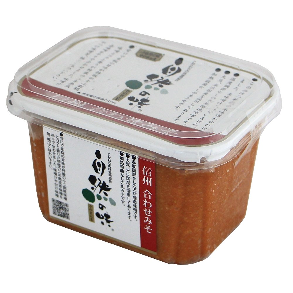 自然の味そのまんま　信州合わせみそ［450g］
