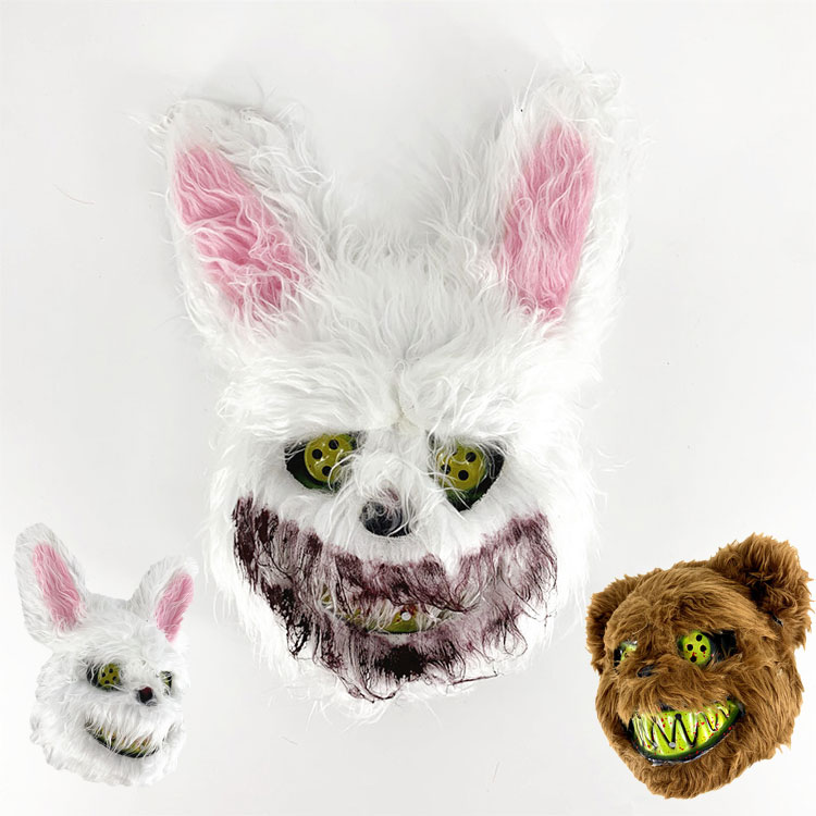 halloween ハロウィーン ふわふわ ホラー マスク 祭 クリスマス ぬいぐるみ お面 仮面 コスプレ コスチ..