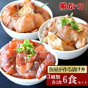 3品6食 漬け丼 冷凍 魚 海鮮丼内容量