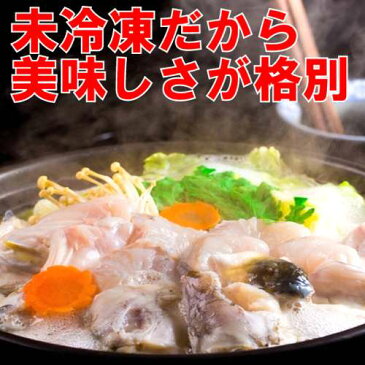 魚屋が作るふぐ鍋未冷凍のとらふぐ鍋ふぐ料理セット 送料無料とらふぐ鍋約350g　2人前【ふぐ鍋】【とらふぐ】てっちり、ふぐちり