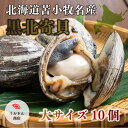 北海道苫小牧産 黒北寄貝 大サイズ10個（生ほっき 送料...