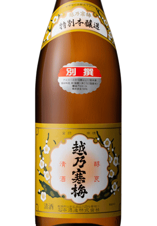 【石本酒造】越乃寒梅　吟醸[別撰]　1.8L