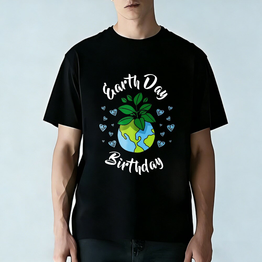 樂天商城 - Tシャツ メンズ プリントTシャツ ティーシャツ 100％コットン 綿 半袖 地球の日 アースデイ 環境保護 4月22日 グラフィックプリント 春 夏 男子 中学生 通気性 速乾 吸汗発散 丸首 ストレッチ ギフト プレゼント