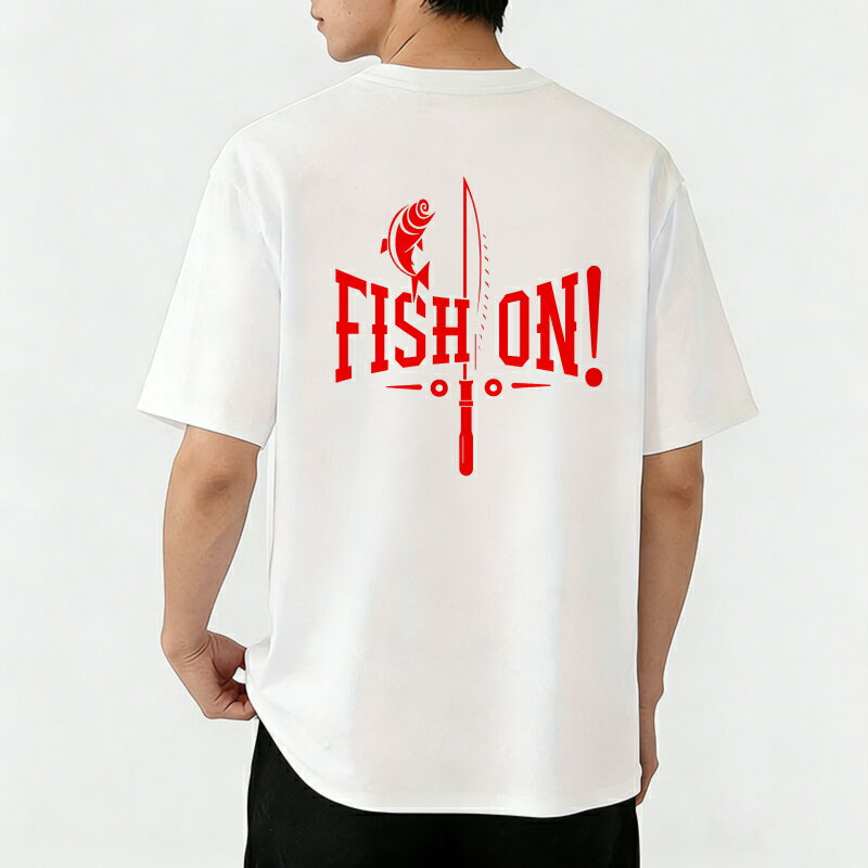 樂天商城 - Tシャツ メンズ 半袖 グラフィックプリント 100％コットン 魚釣り 釣り人 アメカジ アメリカン おもしろいTシャツ カジュアルTシャツ ティーシャツ 春 夏 男子 中学生 通気性 速乾 吸汗発散 丸首 アウトドア ストレッチ ギフト プレゼント