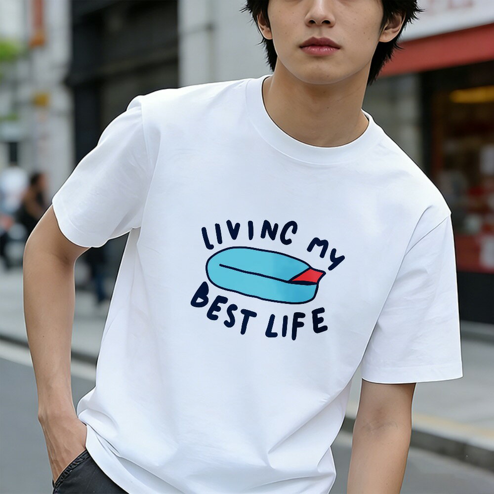 樂天商城 - Tシャツ メンズ 半袖 100％コットン サーフボード グラフィックプリント おもしろいTシャツ カジュアルTシャツ ティーシャツ 春 夏 男子 中学生 通気性 速乾 吸汗発散 丸首 アウトドア ストレッチ ギフト プレゼント