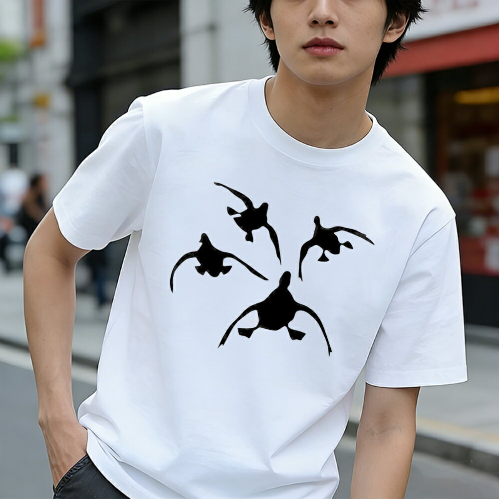 樂天商城 - Tシャツ メンズ 半袖 100％コットン グラフィックプリント おもしろいTシャツ カジュアルTシャツ ティーシャツ 春 夏 男子 中学生 通気性 速乾 吸汗発散 丸首 アウトドア ストレッチ ギフト プレゼント