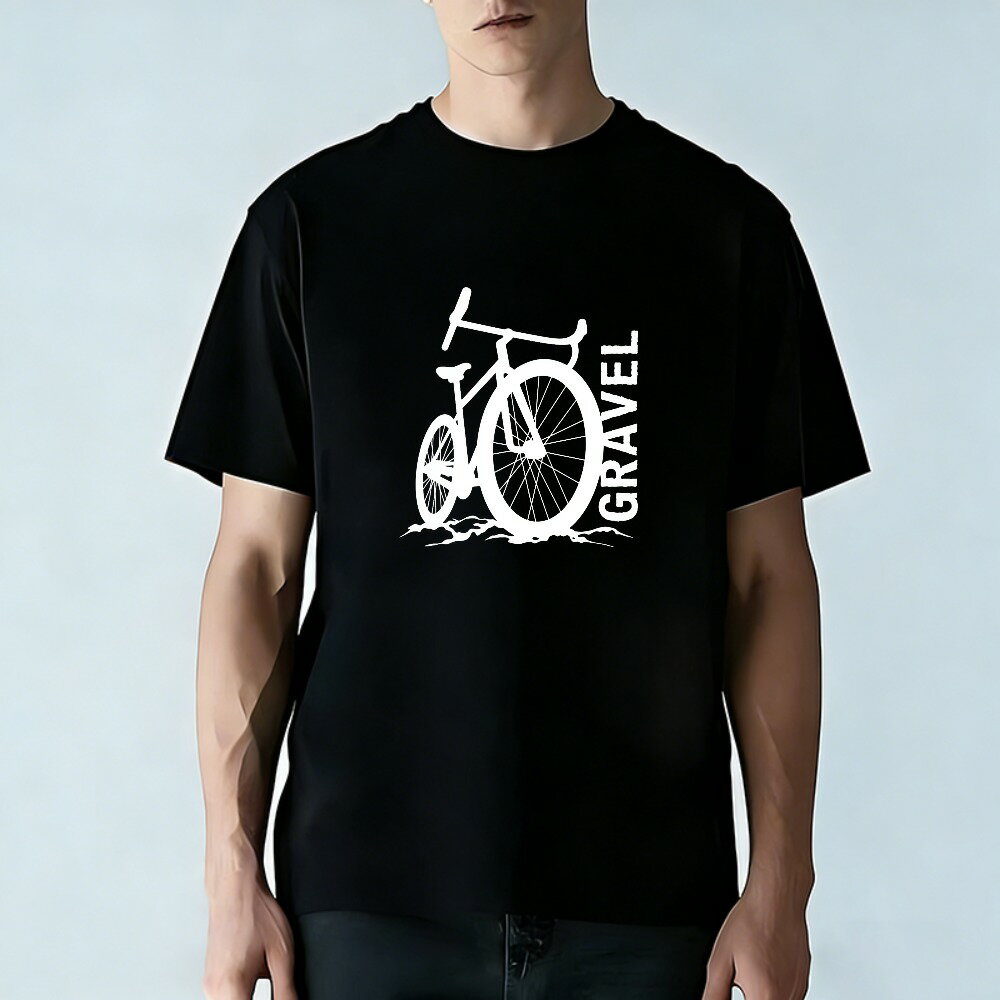 樂天商城 - Tシャツ メンズ 半袖 100％コットン 自転車 グラベルライド アドベンチャー トレイル グラフィックプリント おもしろいTシャツ カジュアルTシャツ ティーシャツ 春 夏 男子 中学生 通気性 速乾 吸汗発散 丸首 アウトドア ストレッチ ギフト プレゼント