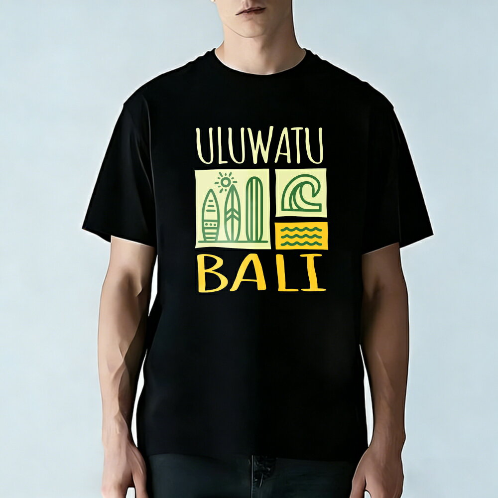 樂天商城 - Tシャツ メンズ 半袖 100％コットン hawai ウルワツの波 グラフィックプリント グラフィックプリント おもしろいTシャツ カジュアルTシャツ ティーシャツ 春 夏 男子 中学生 通気性 速乾 吸汗発散 丸首 アウトドア ストレッチ ギフト プレゼント