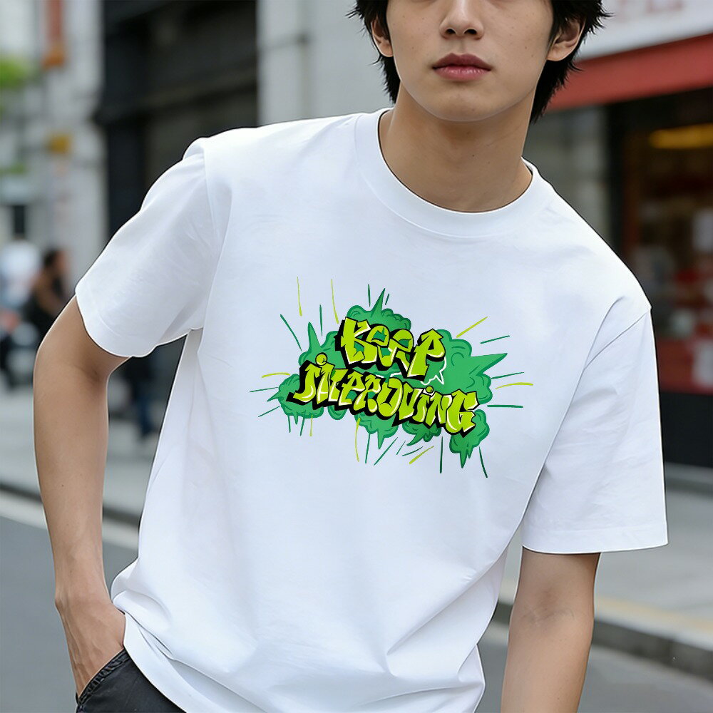 樂天商城 - Tシャツ メンズ 半袖 100％コットン アメリカン グラフィックプリント おもしろいTシャツ カジュアルTシャツ ティーシャツ 春 夏 男子 中学生 通気性 速乾 吸汗発散 丸首 アウトドア ストレッチ ギフト プレゼント