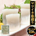 まついか糸造り 1パック(250g) いか イカ 烏賊 5柵(3~5人前) いか刺身 いか造り イカ糸づくり マツイカ イカ糸造り ヤマカ食品 送料無料