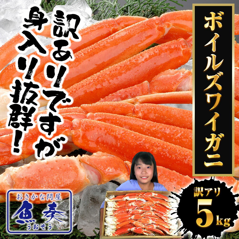 【最短発送受付中】【複数買いでお得なクーポン】訳あり ボイルズワイガニ 5kg 訳あり かに カニ 蟹 脚 ずわいがに ボイル 送料無料 かにしゃぶ かに鍋 かにすき ボイルずわいがに訳あり ギフト 2026 バレンタイン - Image 2