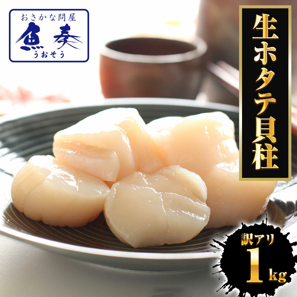 Scallop - ホタテ ほたて 帆立【訳あり】【同梱】生ほたて貝柱 1kg 送料1,222円 バーベキュー バーベキュー 海鮮 BBQ ホタテ貝柱 生ホタテ貝柱 ほたて貝柱 刺身 セット 時短 時短ごはん キャンプ 海鮮バーベキュー ギフト 2026