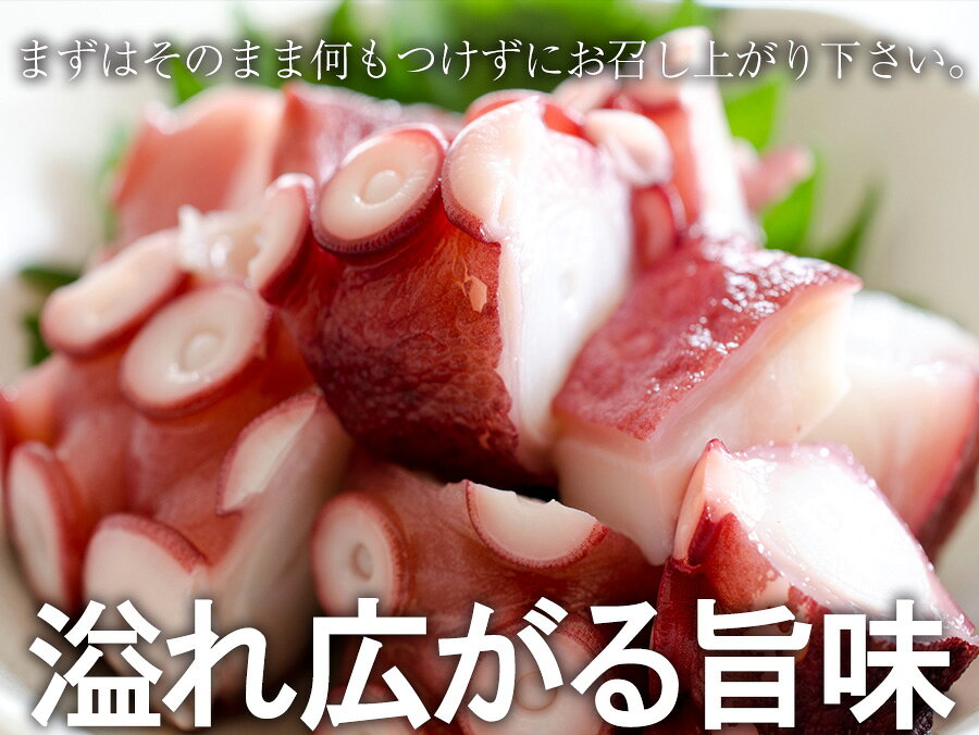たこ タコ 蛸 明石産 ボイルたこ 500g 足だけ（約4〜6本） 明石たこ 真たこ 半夏生...